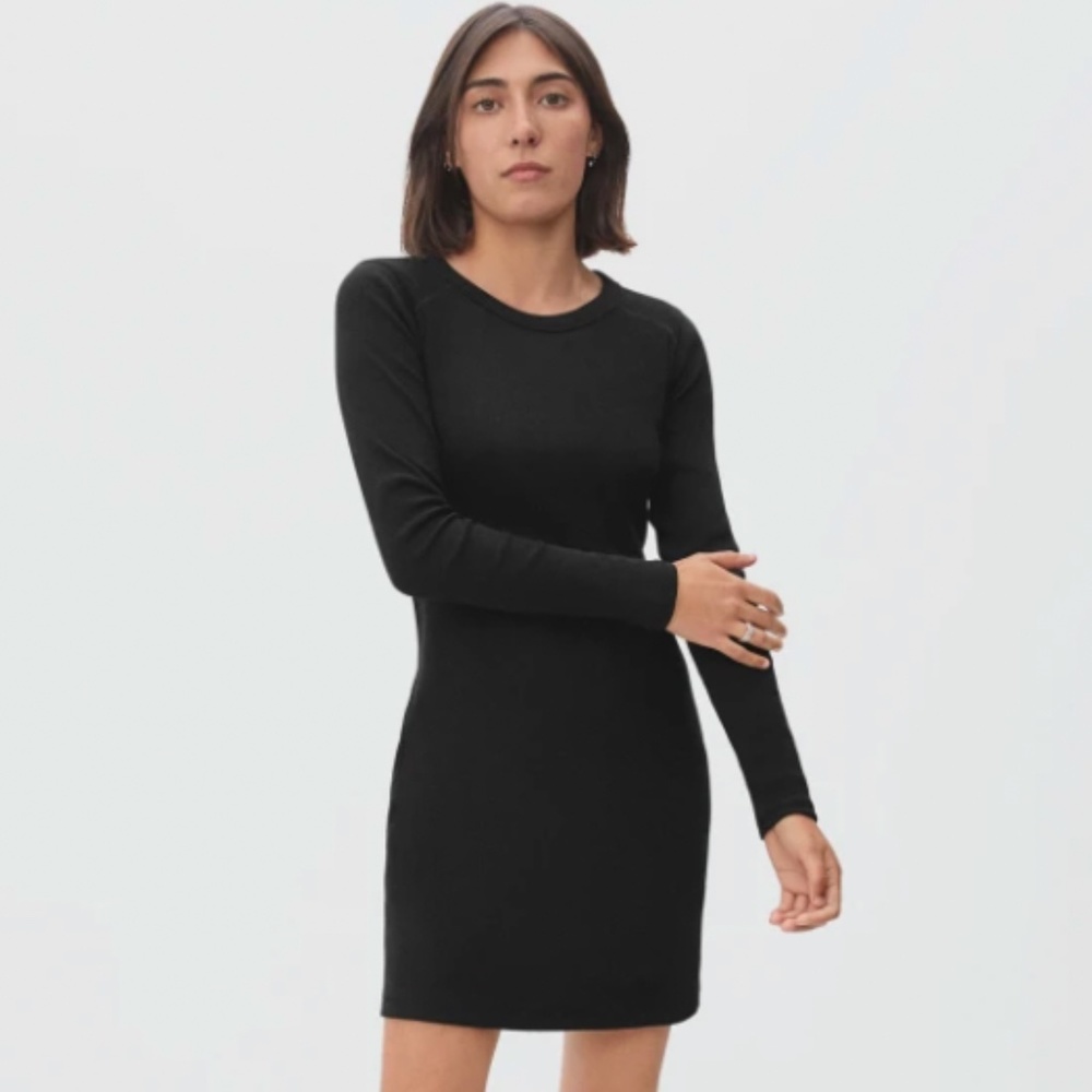 Everlane- The Ribbed Mini Dress NWT